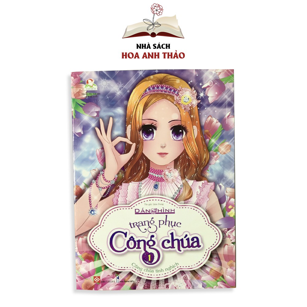Sách - Dán hình trang phục công chúa