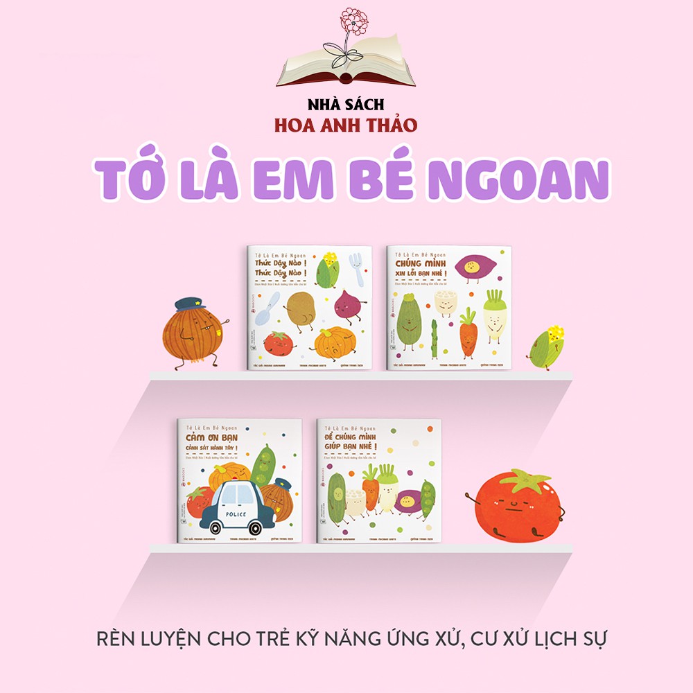 Sách Ehon Nhật Bản - Tớ là bé ngoan (Combo 4 cuốn)