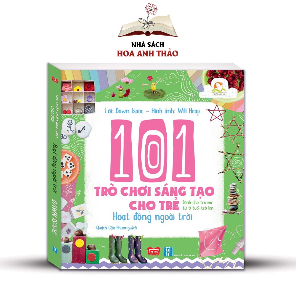 Sách - 101 Trò chơi sáng tạo cho trẻ: Hoạt động ngoài trời cho trẻ từ 5 tuổi