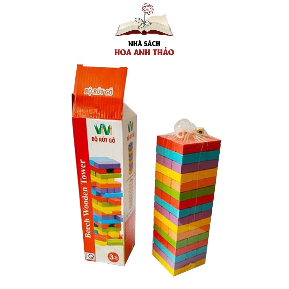 Đồ chơi rút gỗ Vivitoys xếp hình trí tuệ cho bé