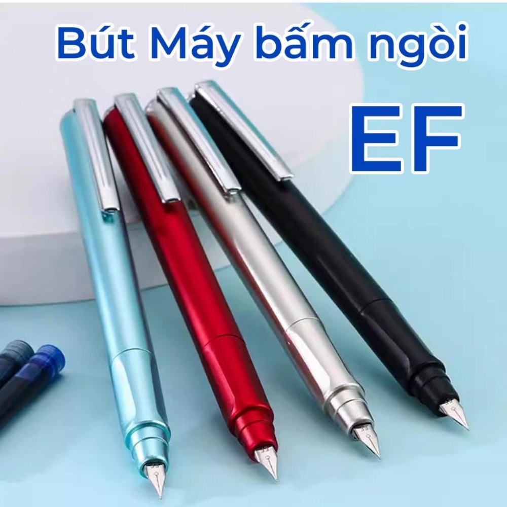combo 4 bút máy bấm ngòi EF
