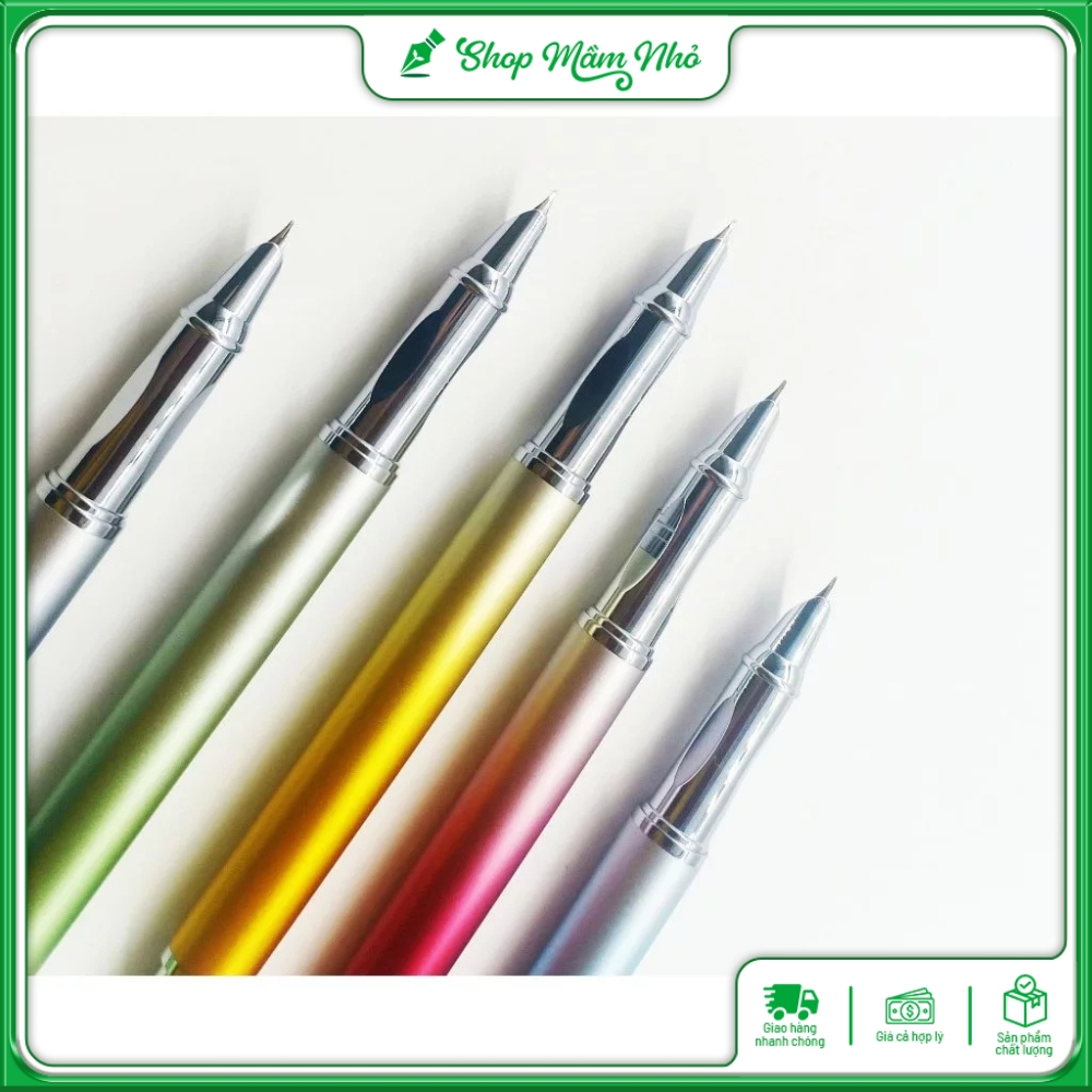Bút Máy Eras E025 có đầu tẩy - Ngòi mài tặng 1 ngòi + 1 ống mực