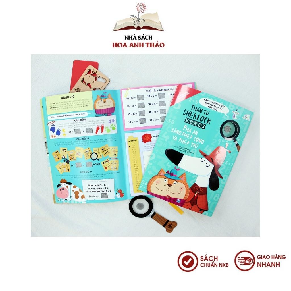 Sách - Thám tử Sherlock Bones - Phán án bằng phép cộng phép trừ và phép nhân phép chia