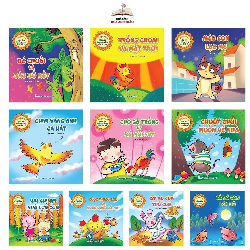 Sách Truyện tranh giáo dục kỹ năng sống cho trẻ em Bộ 10 cuốn