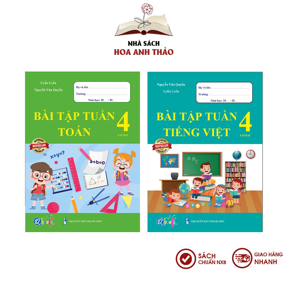 Sách - Bài tập tuần Toán và Tiếng Việt lớp 4 học kỳ 2