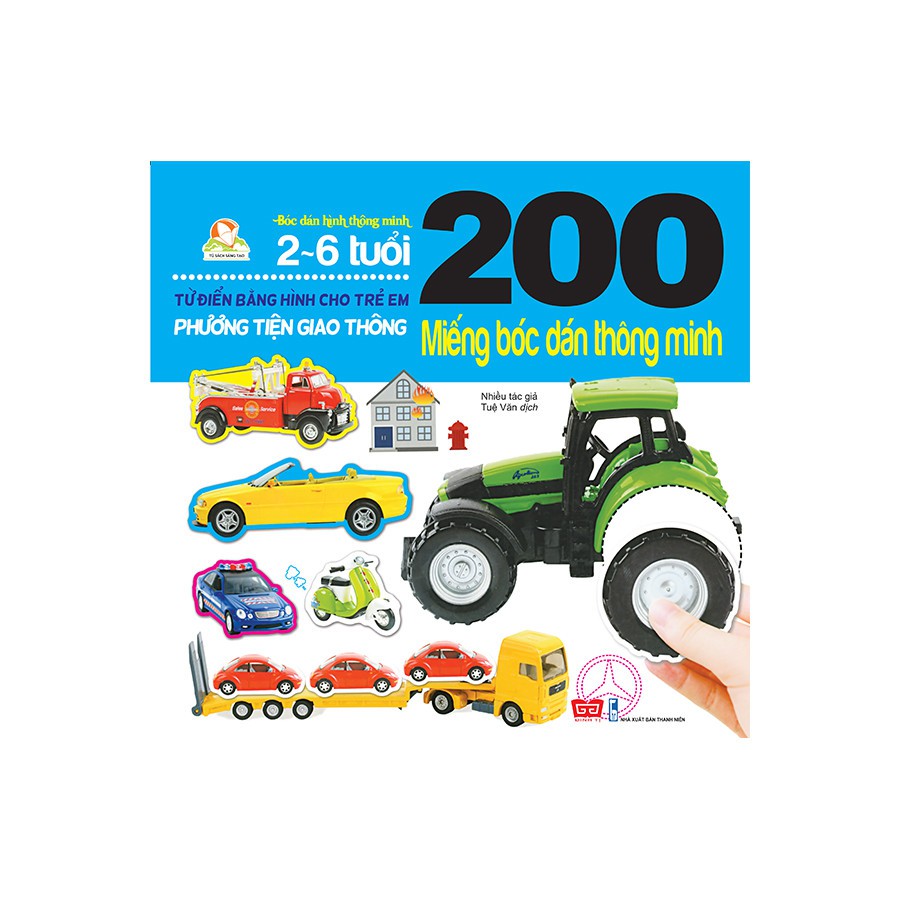 Sách 200 Miếng bóc dán thông minh cho trẻ 26 tuổi