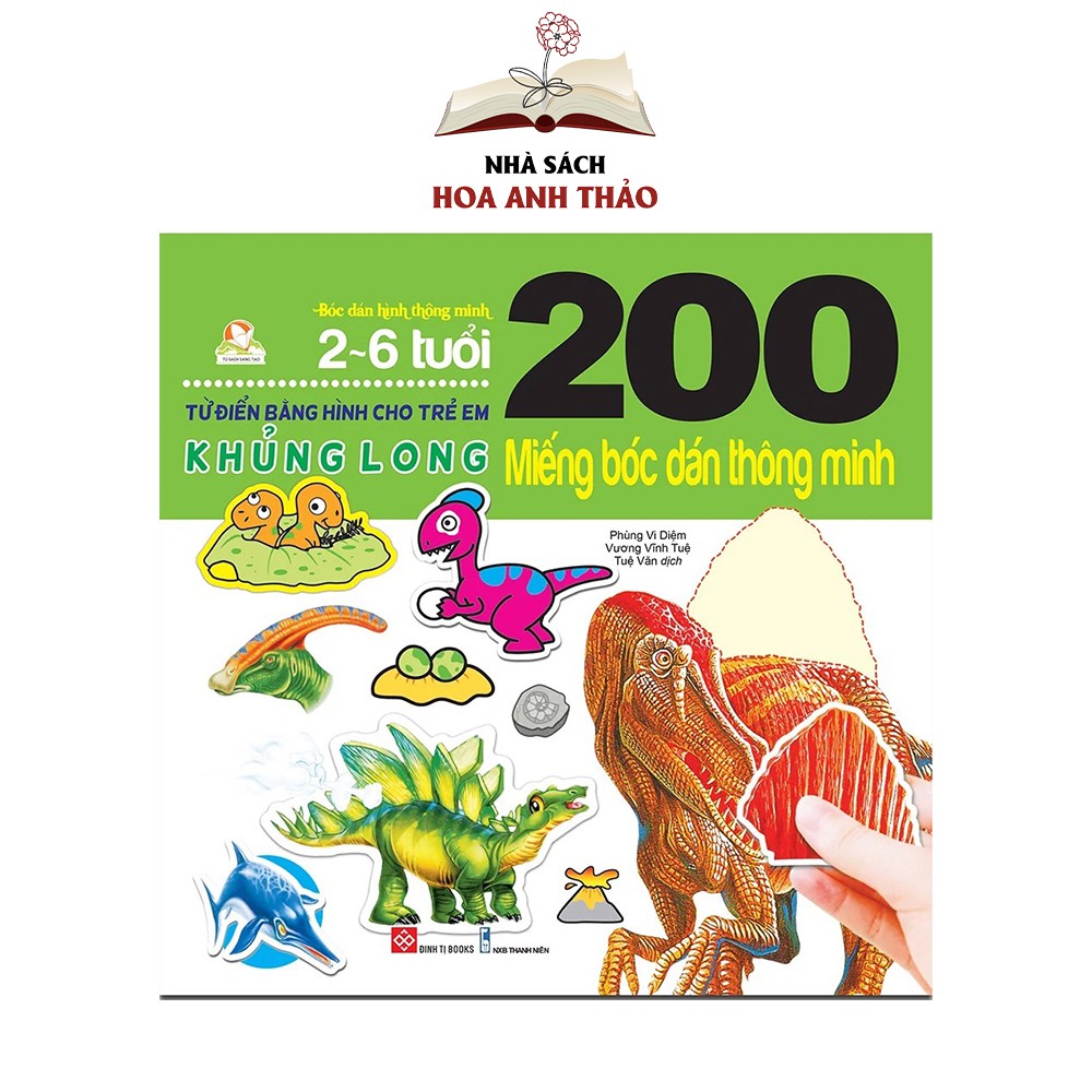 Sách 200 Miếng bóc dán thông minh cho trẻ 26 tuổi