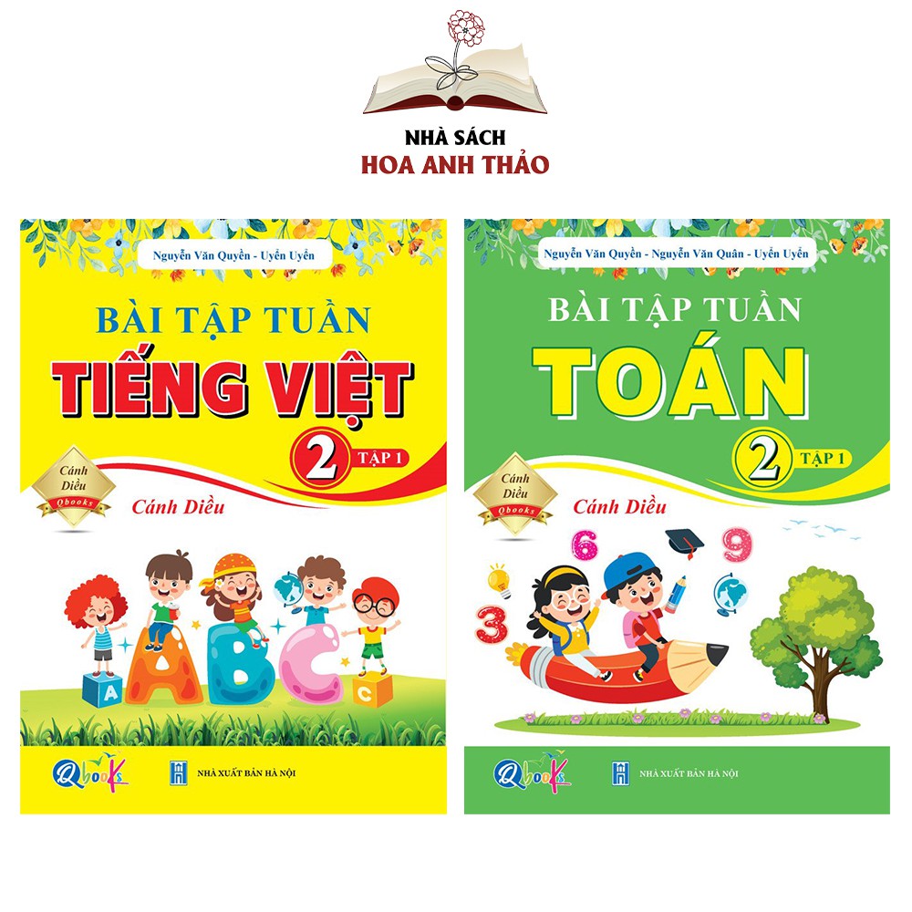 Sách - Bài tập tuần và Đề kiểm tra toán và tiếng việt lớp 2 học kỳ 1 Cánh diều