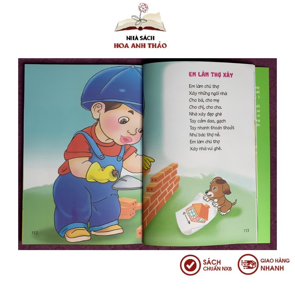 Sách Tuyển Tập Truyện Thơ Cho Bé 35 Tuổi (3 tập lẻ tùy chọn)