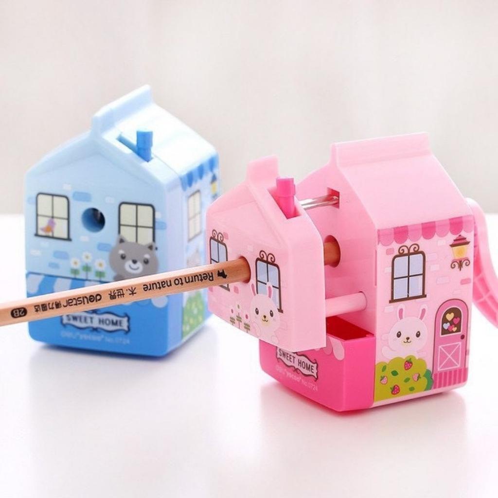 Chuốt chì quay tay Deli 0724 hình ngôi nhà
