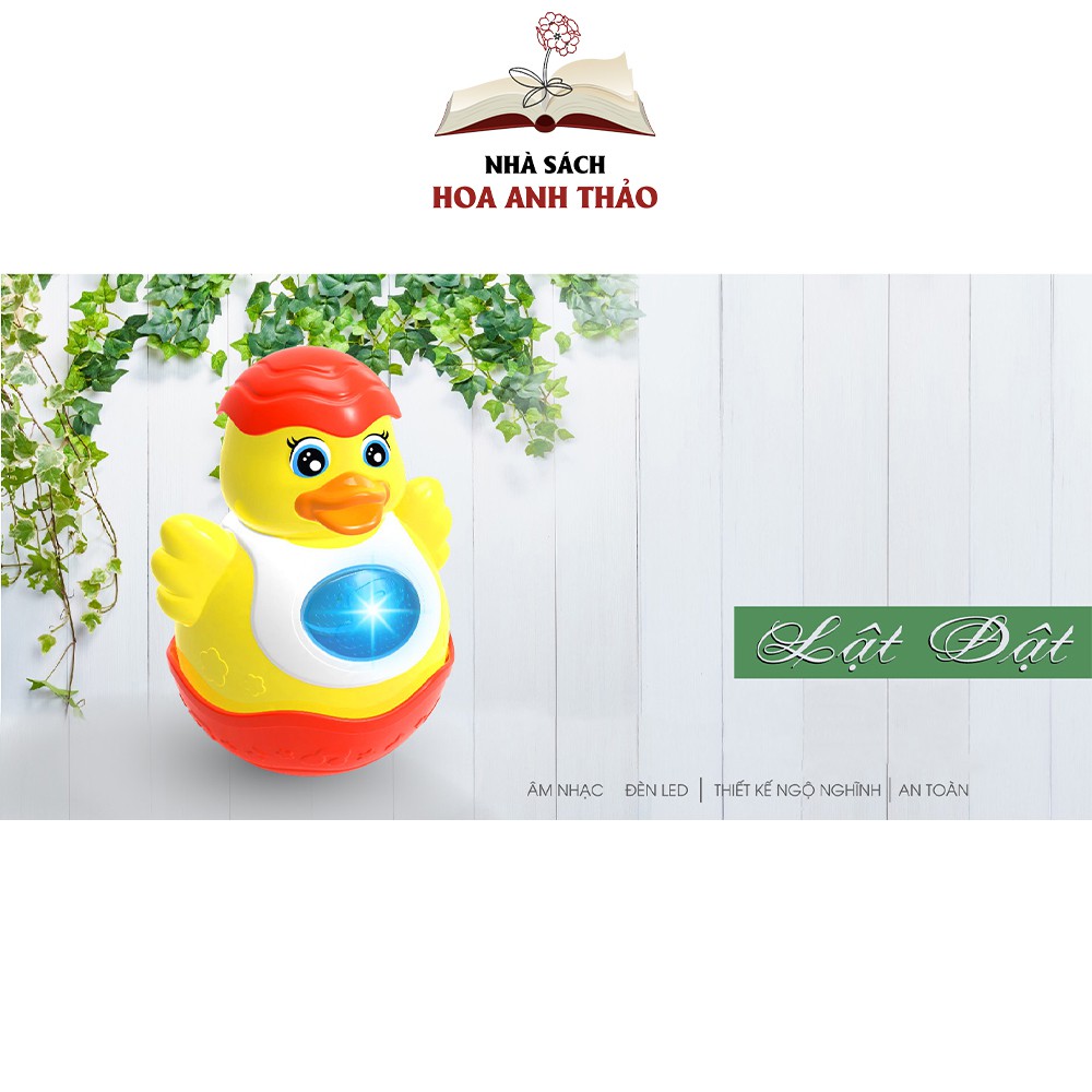 Đồ chơi lật đật hình vịt Antona có âm thanh và đèn thông minh