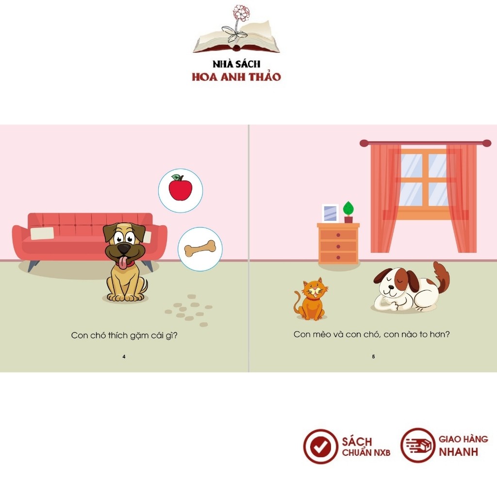 Sách - Mẹ hỏi bé trả lời - Giúp bé phát triển ngôn ngữ và giao tiếp( dành cho trẻ trên 1 tuổi)