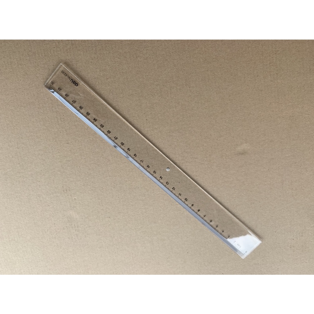 Thước kẻ học sinh Deli 20cm và 30cm