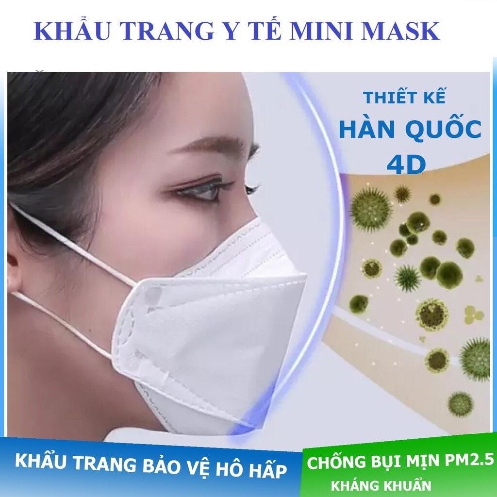 Khẩu trang KF94 KIWI (set 50 chiếc) Chống Bụi Mịn Sản Xuất theo công nghệ Hàn Quốc