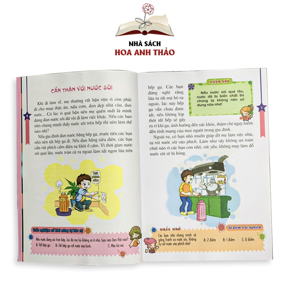 Sách Dạy trẻ tự bảo vệ và tránh nguy hiểm cho trẻ từ 5 đến 15 tuổi