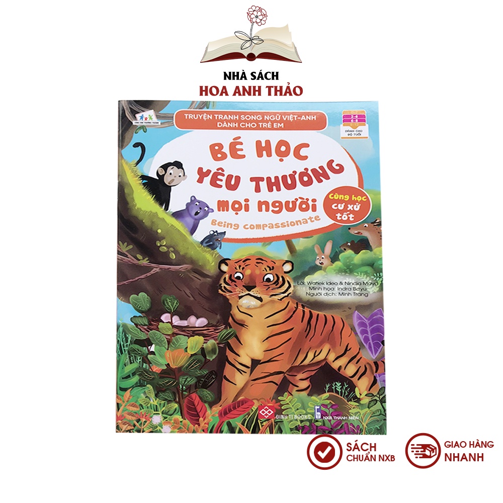 Sách - Cùng học cư xử tốt - Truyện tranh song ngữ Việt Anh dành cho trẻ em