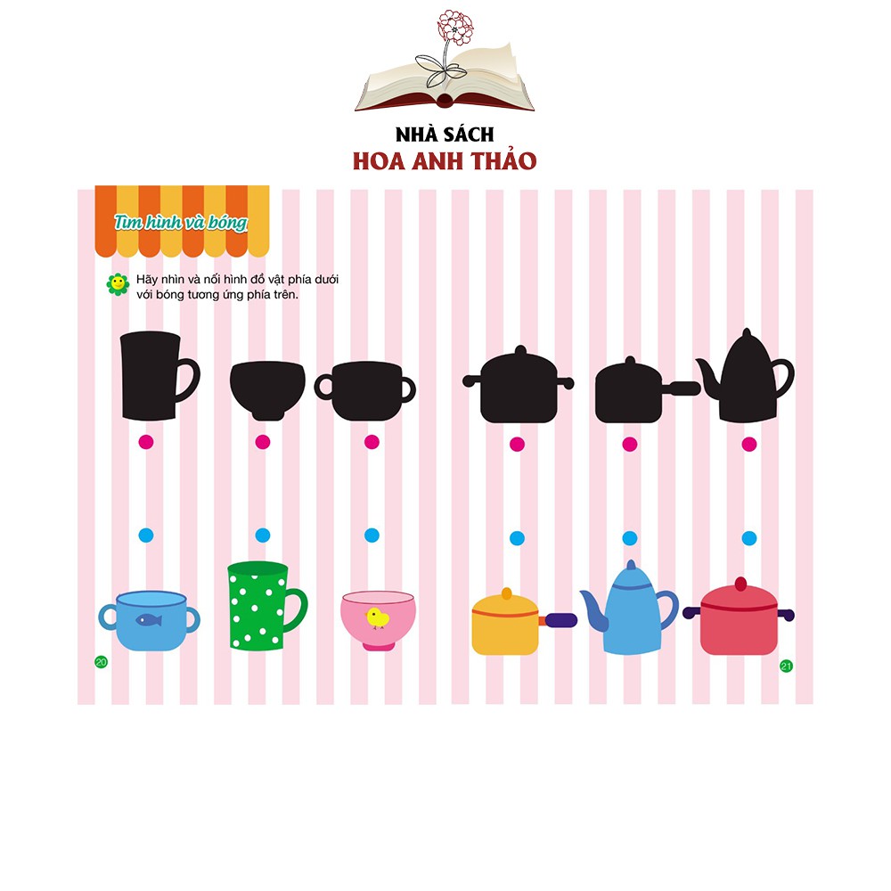 Sách Toán tư duy cho trẻ từ 3 đến 4 tuổi trò chơi toán học