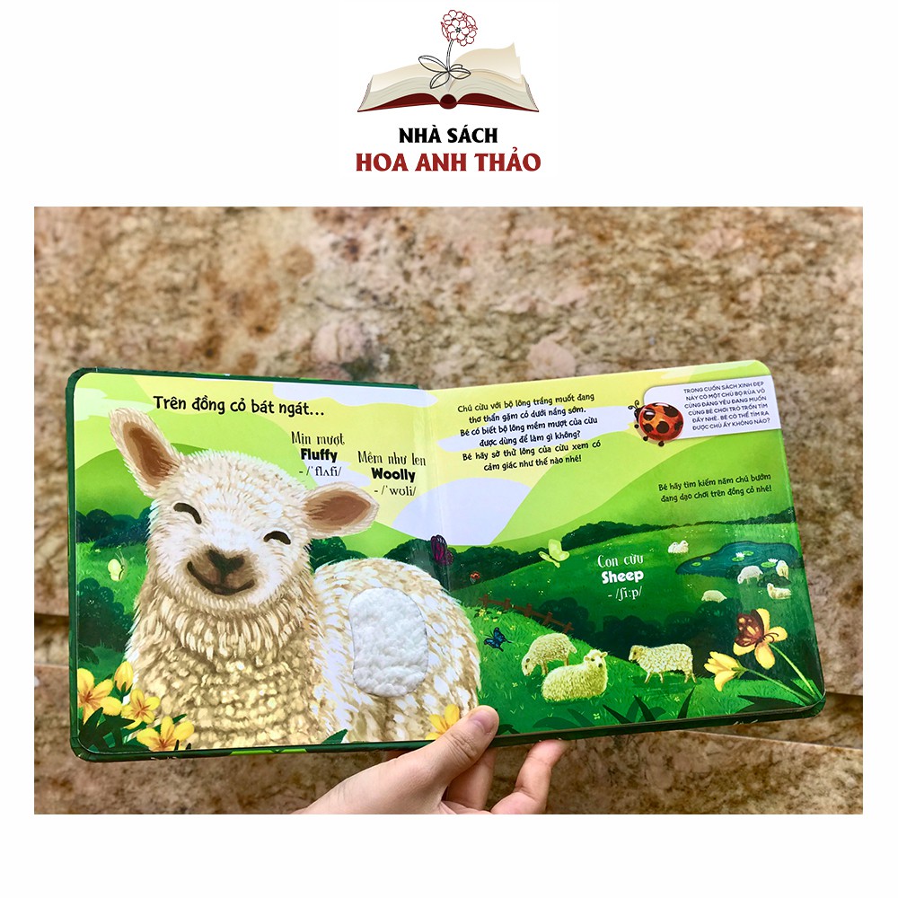 Sách - Sờ chạm khám phá Thế giới động vật phát triển giác quan của trẻ