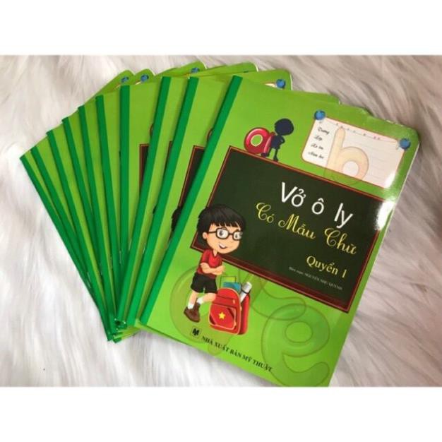 vở oly có mẫu chữ