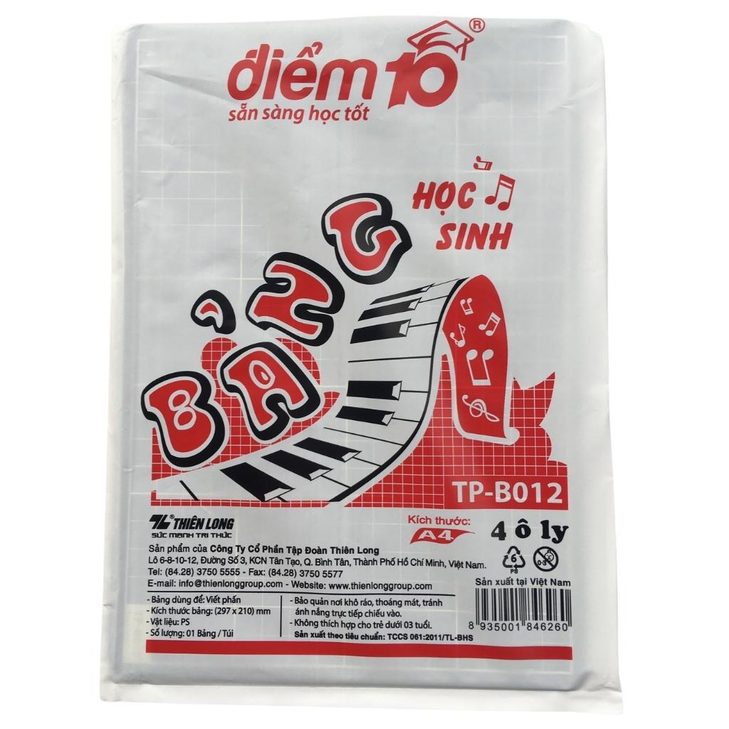 Bảng học  Thiên Long sinh điểm 10 TP-B012