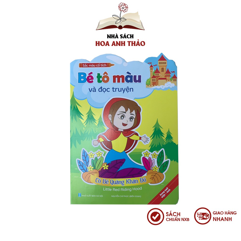 Sách - Bé tô màu và đọc truyện song ngữ Việt Anh