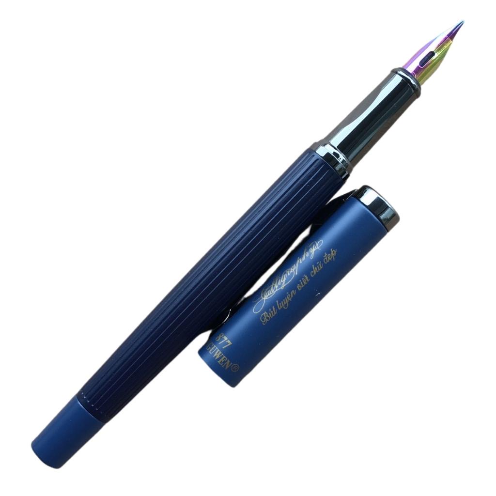 Bút máy luyện chữ đẹp ngòi lá tre tách đôi calligraphy 877