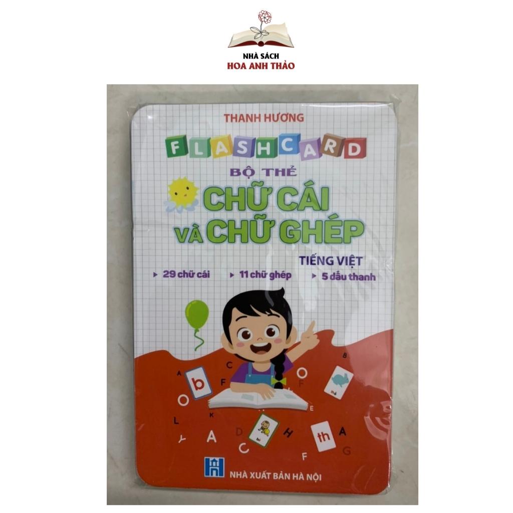 Bộ Thẻ Chữ Cái Chữ Ghép - Bé Học Toán Việt Hà