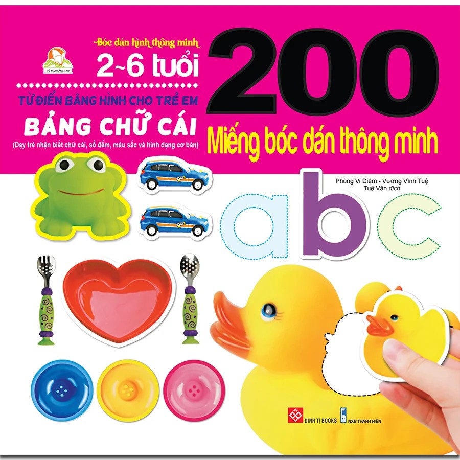 Sách 200 Miếng bóc dán thông minh cho trẻ 26 tuổi