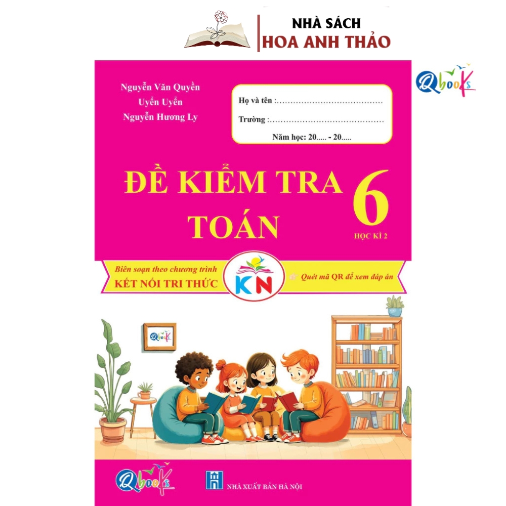 Combo 4 quyển Bài tập tuần và đề kiểm tra toán lớp 6 tập 1, tập 2 kết nối tri thức