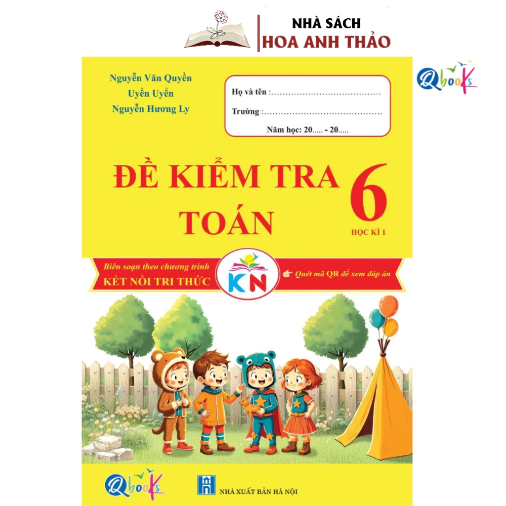 Combo 4 quyển Bài tập tuần và đề kiểm tra toán lớp 6 tập 1, tập 2 kết nối tri thức