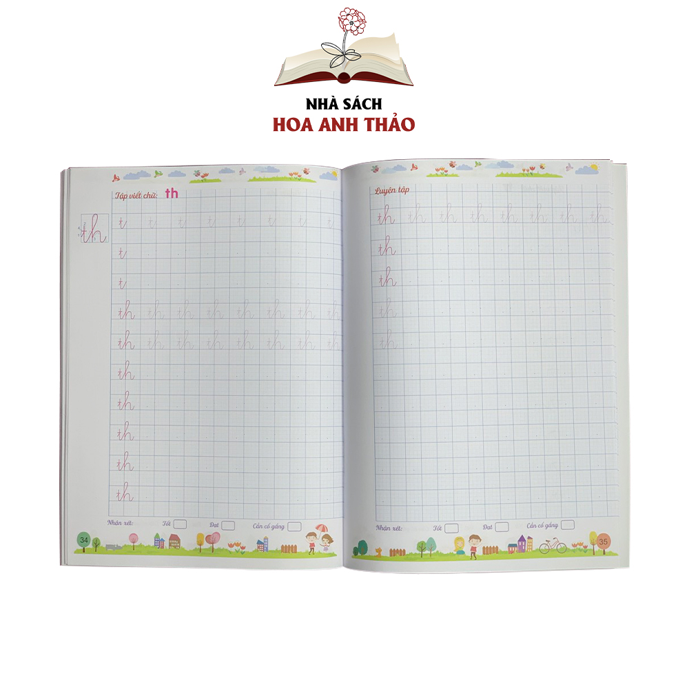 Sách Bước đầu tập viết (Quyển 1 và Quyển 2)