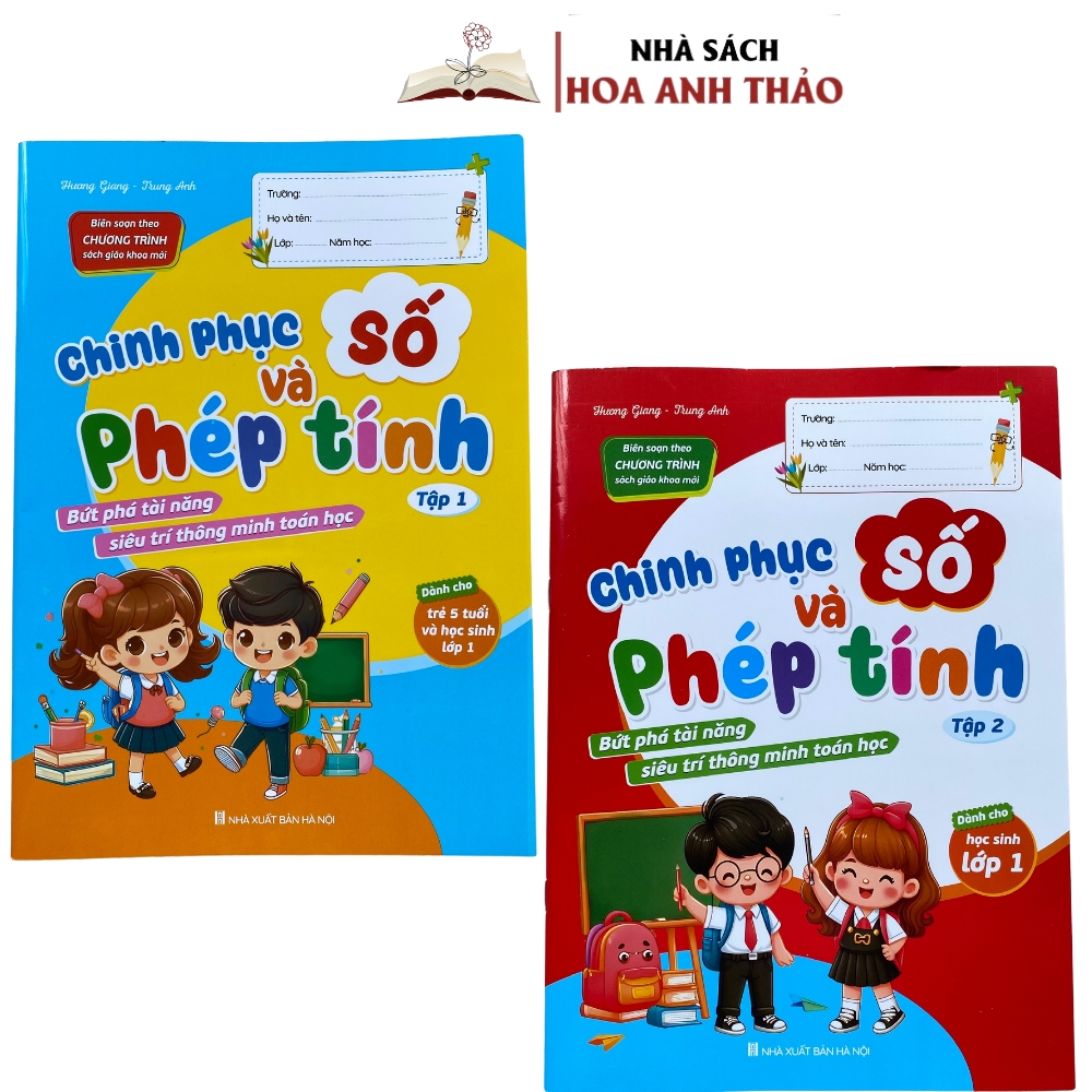 Sách - Combo Chinh phục số và phép tính Tập 1+2