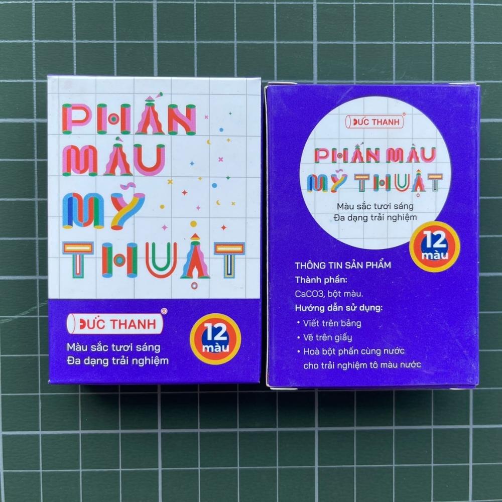 Phấn Màu Mỹ Thuật Đức Thanh  12 màu - 1 Hộp