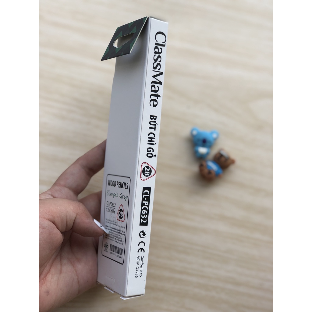 Bút Chì 2B ClassMate CL-PC632, Chì Định Vị Gỗ Dành Cho Học Sinh