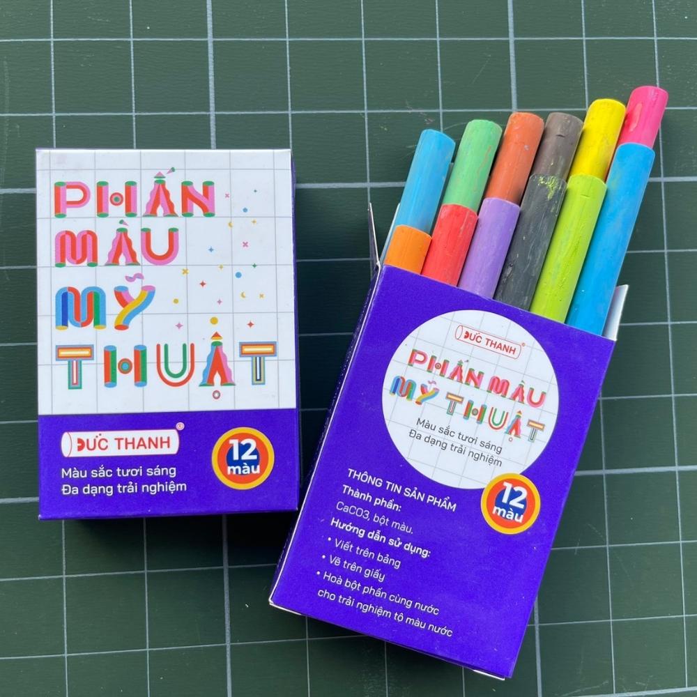 Phấn Màu Mỹ Thuật Đức Thanh  12 màu - 1 Hộp