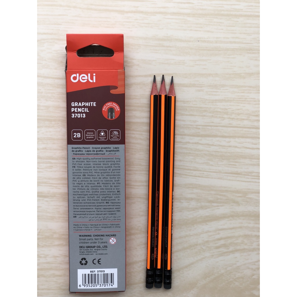 Bút Chì Gỗ 2B Deli 37013