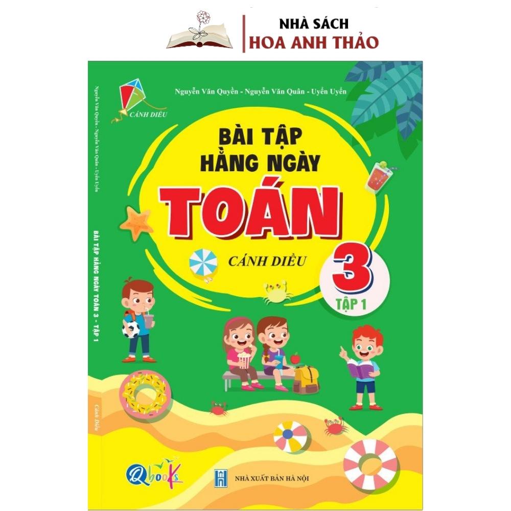Sách- Combo BÀI TẬP HÀNG NGÀY TOÁN, TIẾNG VIỆT Lớp 3 CÁNH DIỀU KÌ 1