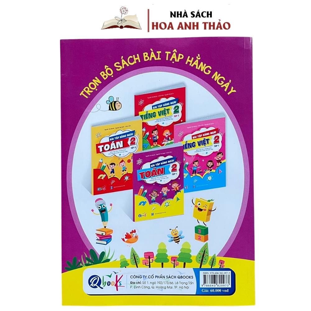 Sách - Combo Bài Tập Hằng Ngày Toán - Tiếng Việt Lớp 2 Tập 1 (Kết nối tri thức với cuộc sống)