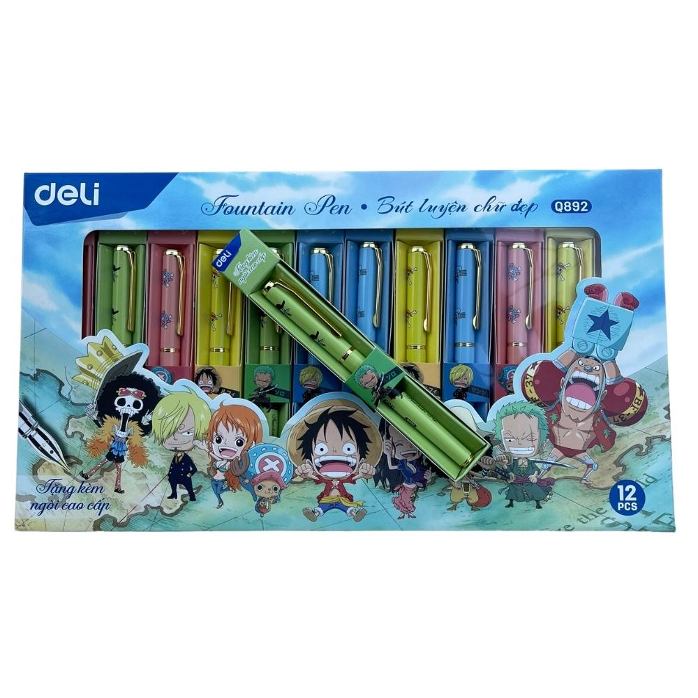 Bút Máy Kim Loai Deli Hoạ Tiết One Piece