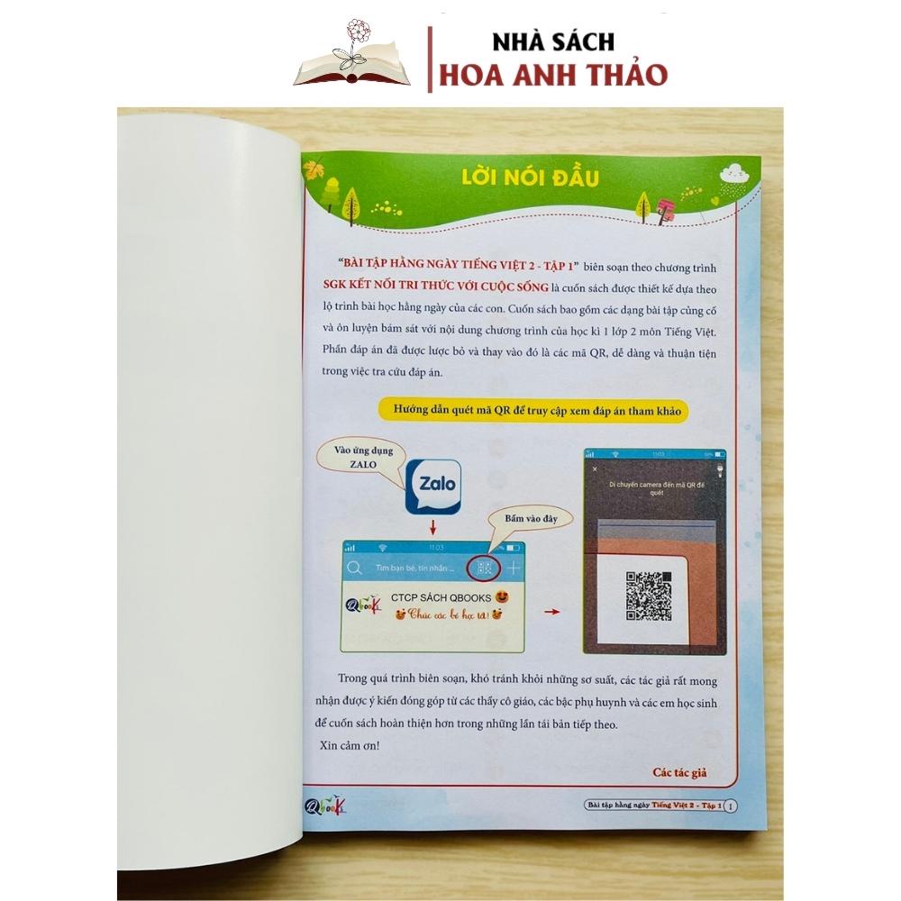 Sách - Combo Bài Tập Hằng Ngày Toán - Tiếng Việt Lớp 2 Tập 1 (Kết nối tri thức với cuộc sống)