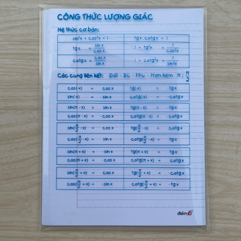 Giấy Kiểm Tra  Điểm 10 Thiên Long ( TP-GKT012, TP-GKT06 )