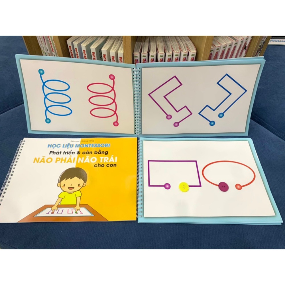 Học Liệu Montessori Phát Triển & Cân Bằng Não Phải Não Trái Cho Con