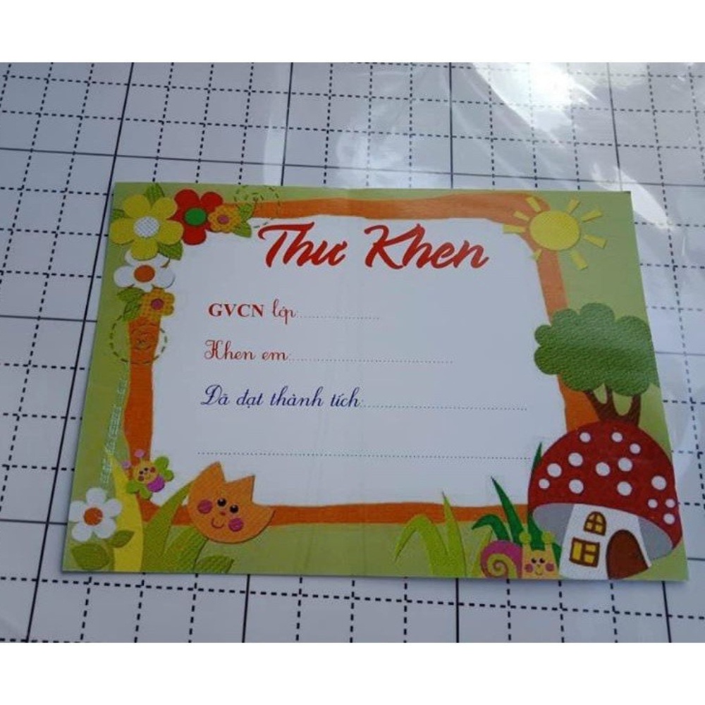 Thư Khen Thưởng Học Sinh