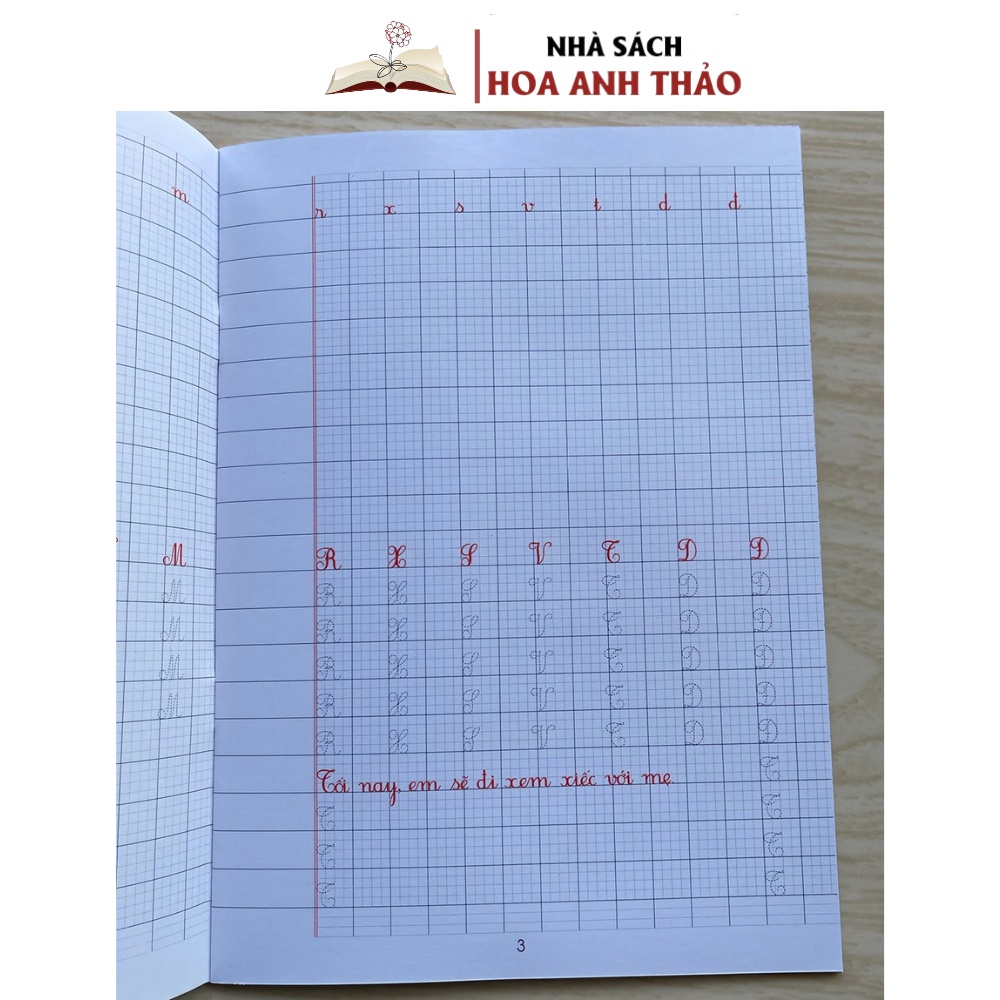 Sách - Vở Ô Ly Có Mẫu Chữ - Bộ 3 Quyển, Dành Cho Trẻ Từ 4 - 6 Tuổi )