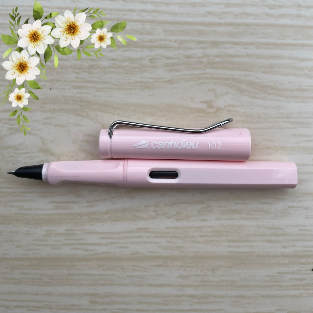 Bút Máy Luyện Viết Chữ Đẹp Cánh Diều CD102 - Ngòi Kim Lá Tre
