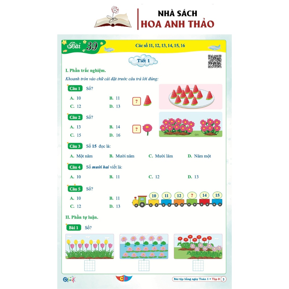 Sách - Combo Bài Tập Hàng Ngày Toán Và Tiếng Việt Lớp 1 - Cánh Diều - Tập 2