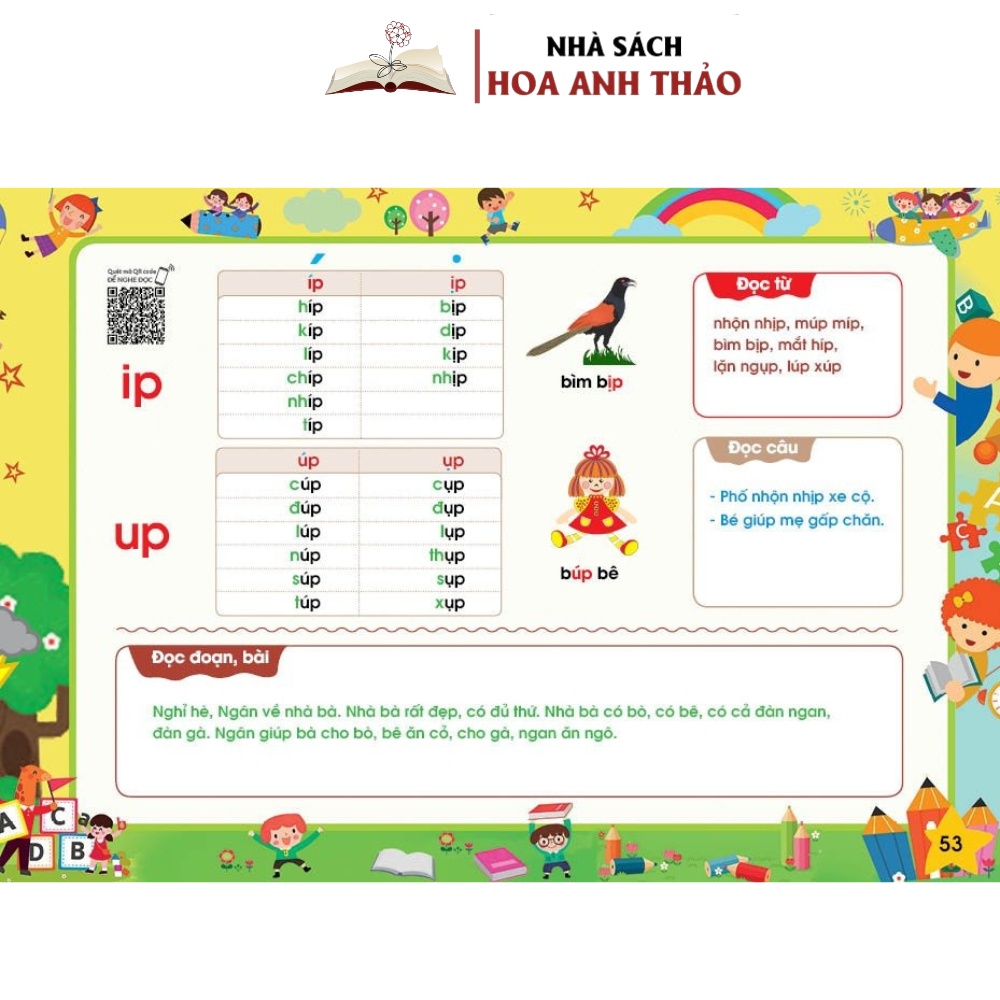 Sách - Tập Đánh Vần Tiếng Việt Phiên Bản Tương Tác Nghe Đọc