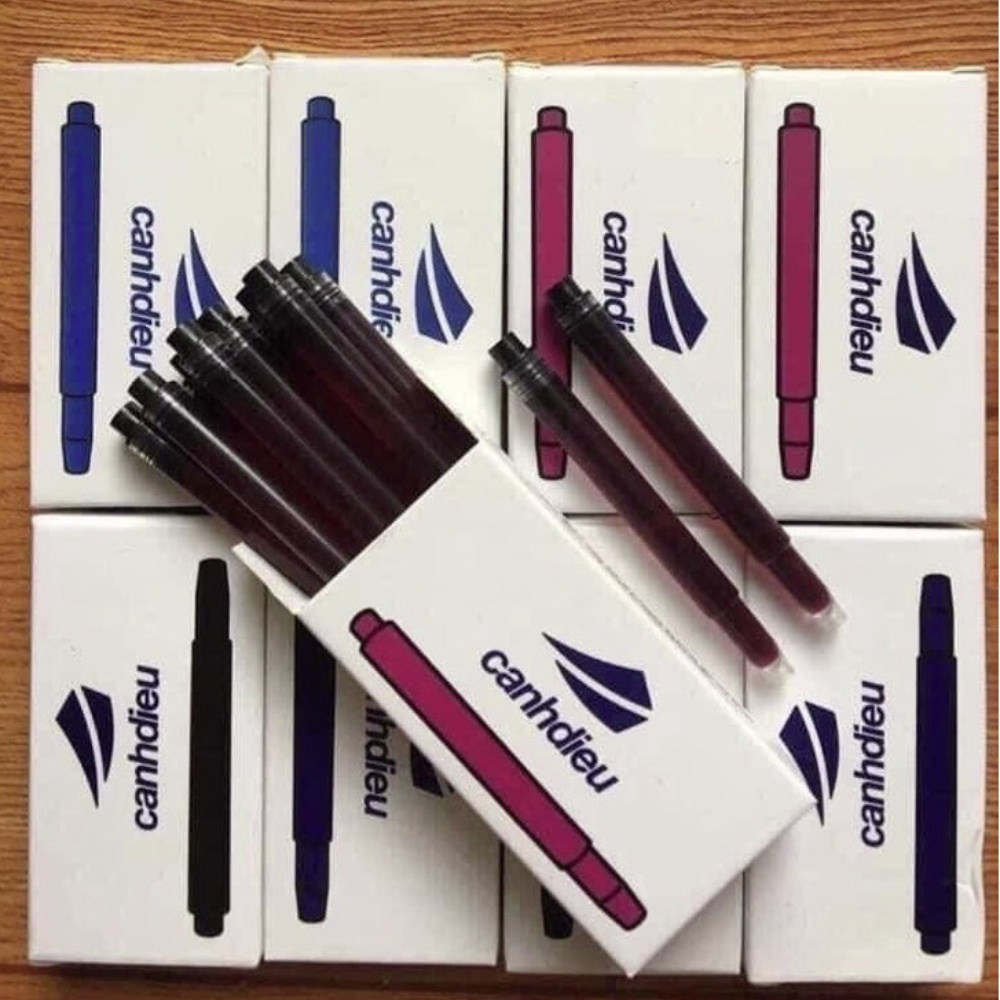 Hộp 10 Ống Mực Nhanh Khô Và Phổ Thông Cánh Diều 1,3ml ( Loại 1 Đầu Cắm )