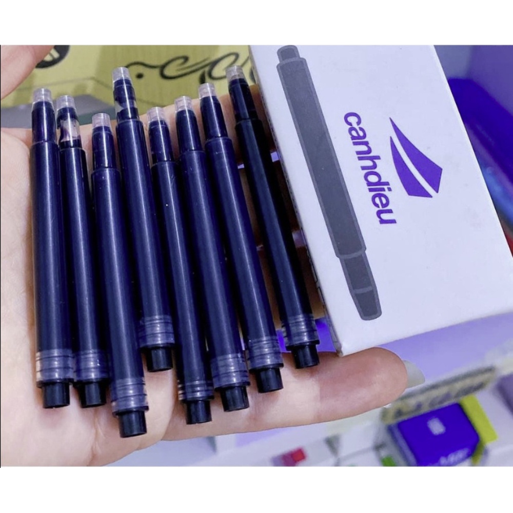 Hộp 10 Ống Mực Nhanh Khô Và Phổ Thông Cánh Diều 1,3ml ( Loại 1 Đầu Cắm )
