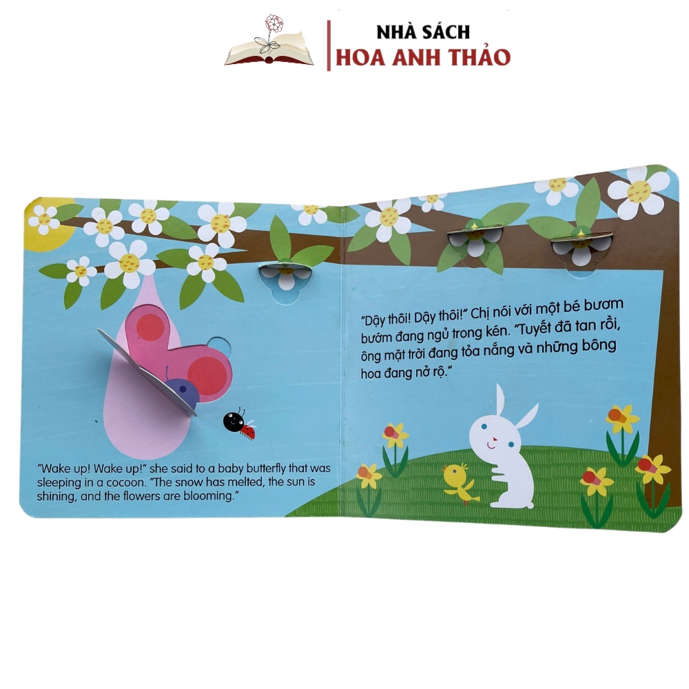 Sách - Lift The Flap Lật Mở Khám Phá Ai Đang Ở Nhà Nhỉ Và Thức Dậy Đi Nào